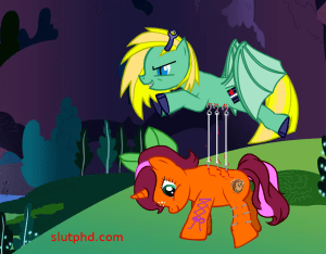 Hook pulls with wings.